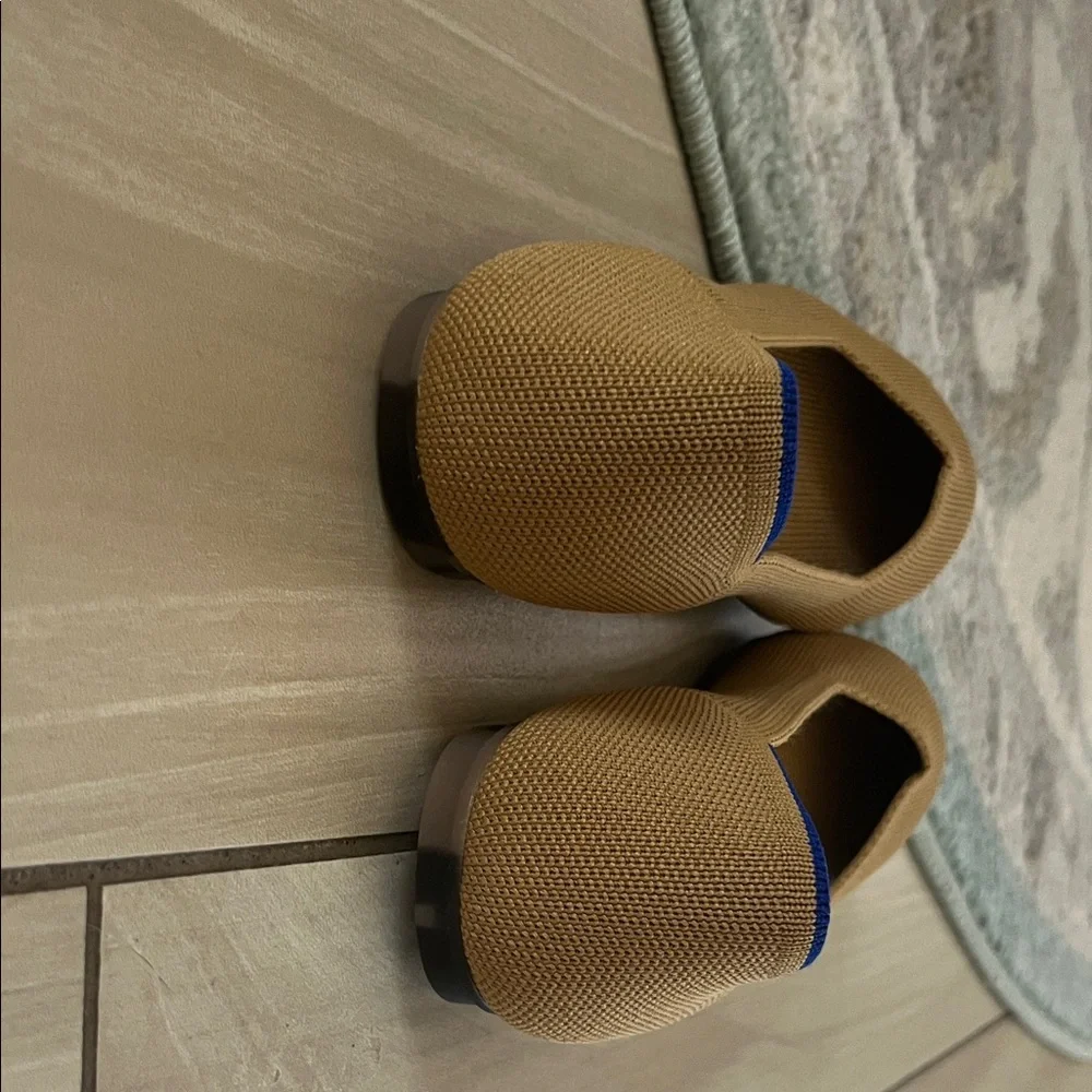 Rothy's Tan and Blue Flats - Picture 9 of 12